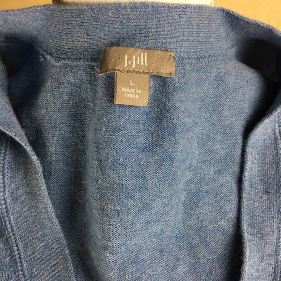 J. Jill L blue cotton vest - Picture 3 of 3